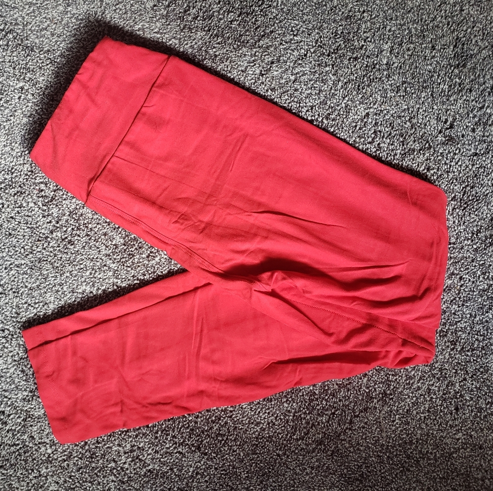 OS LLR lularoe leggings -SOLID NWT